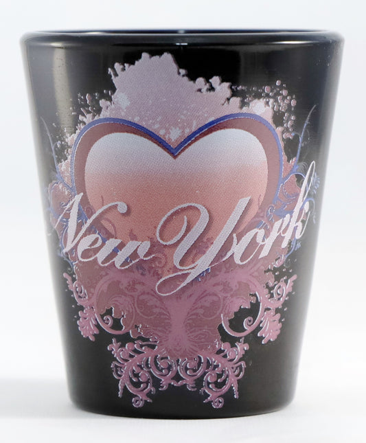 New York Heart Design Shot Glass ctm