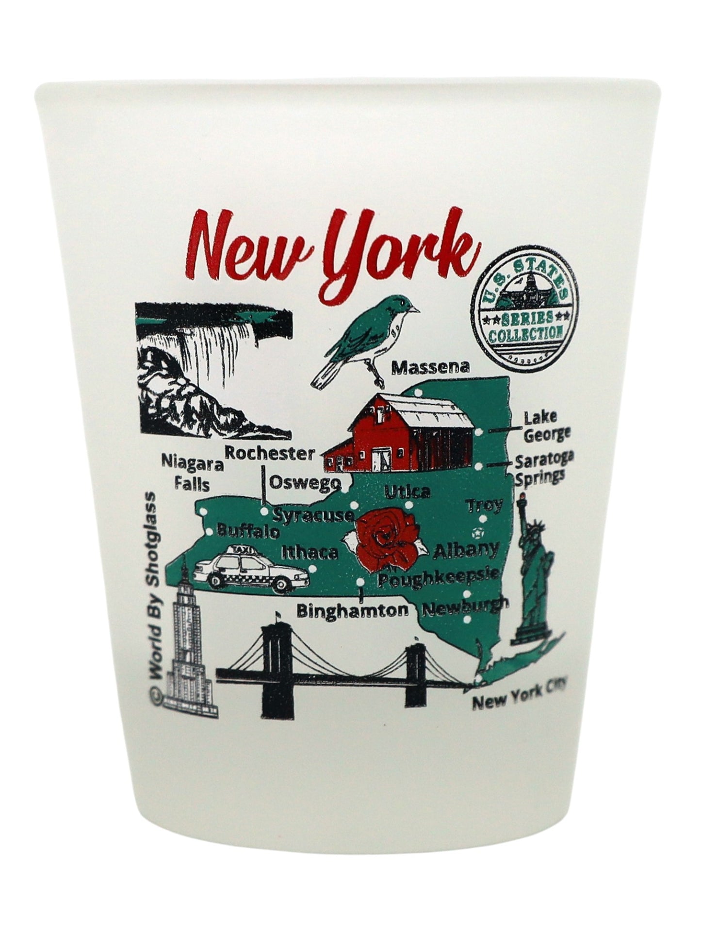 New York United States USA Souvenir Boxed Shot Glass Set (Set of 6)