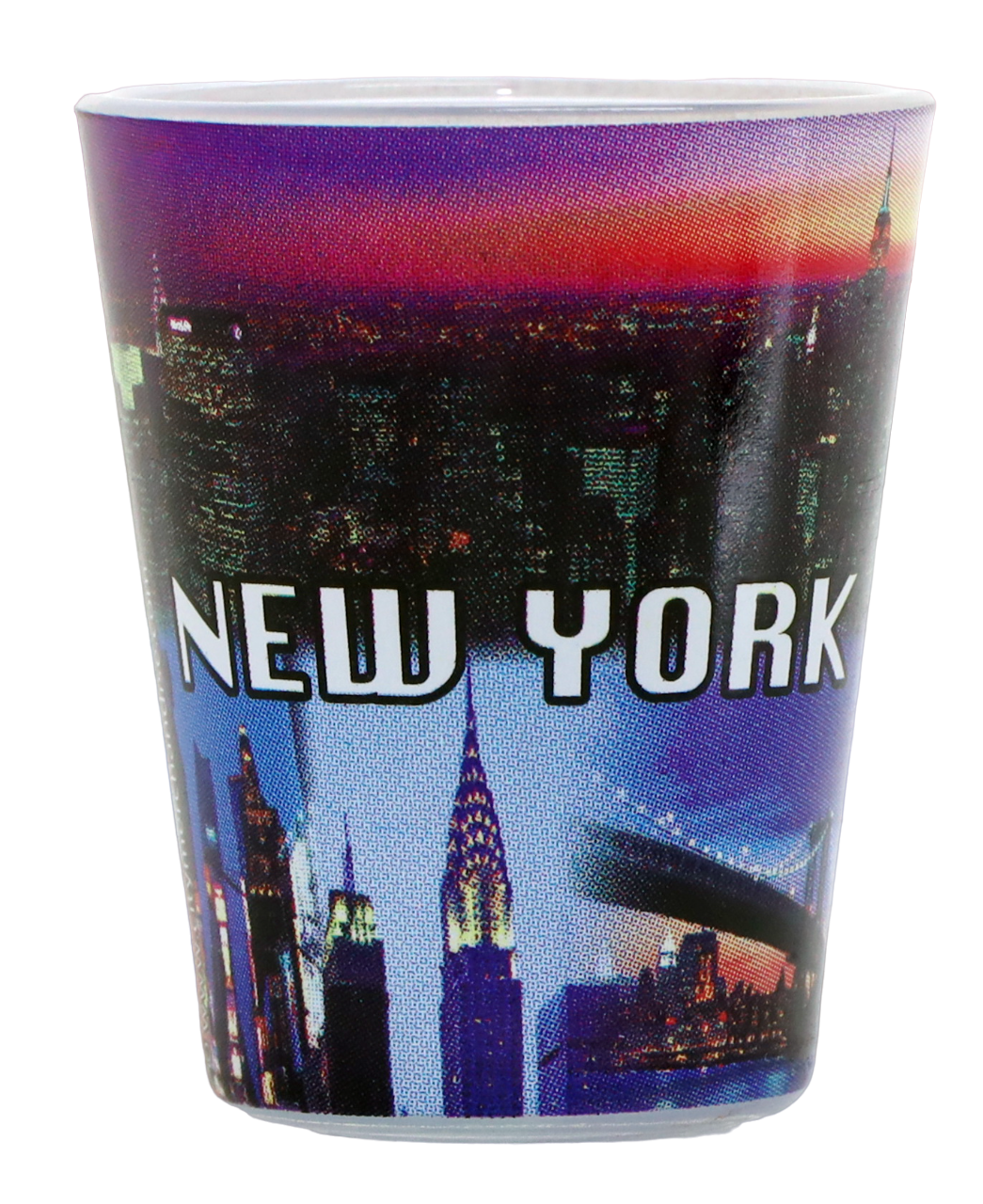 New York City Postcard 417 Shot Glass