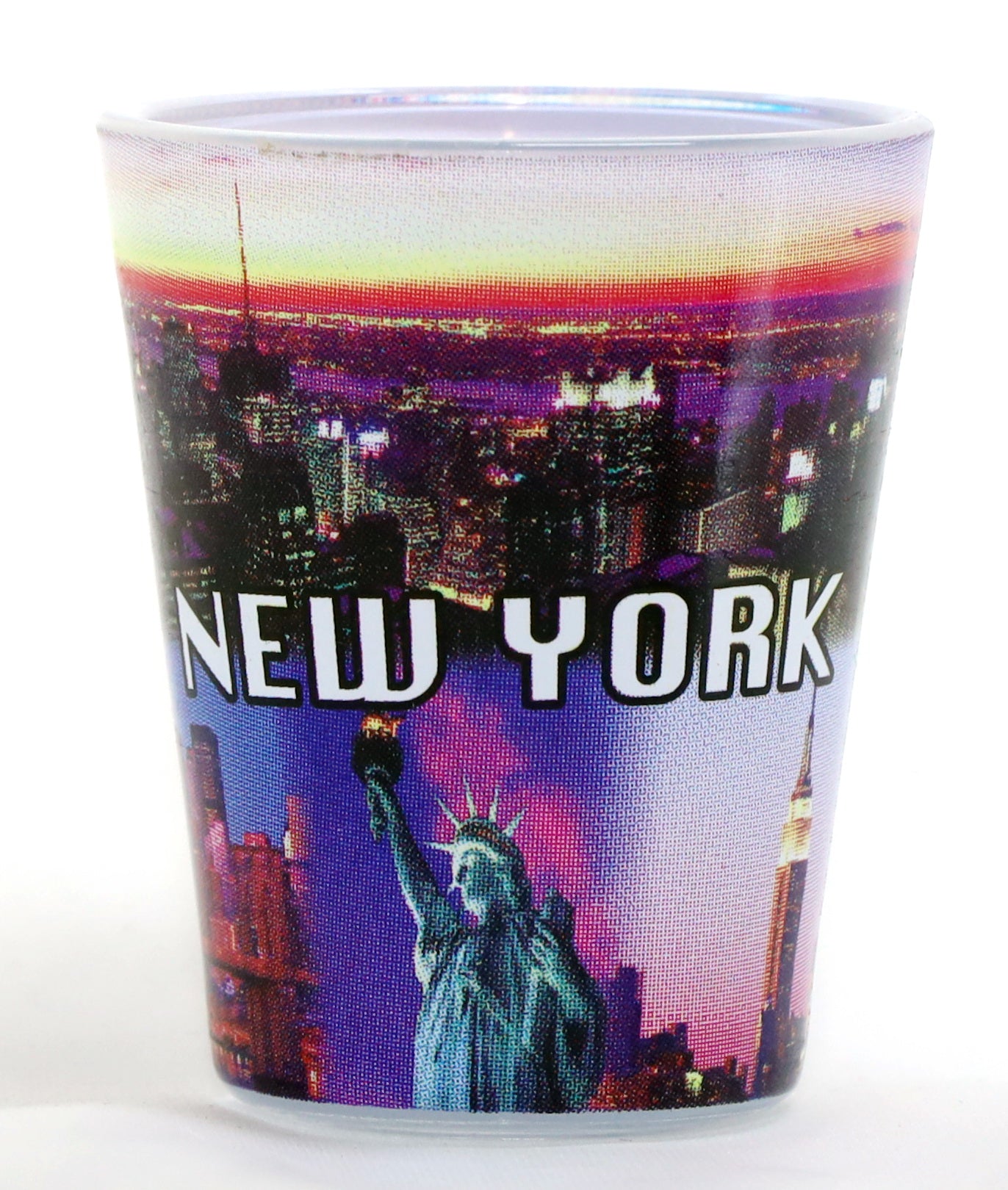 New York City Postcard 417 Shot Glass