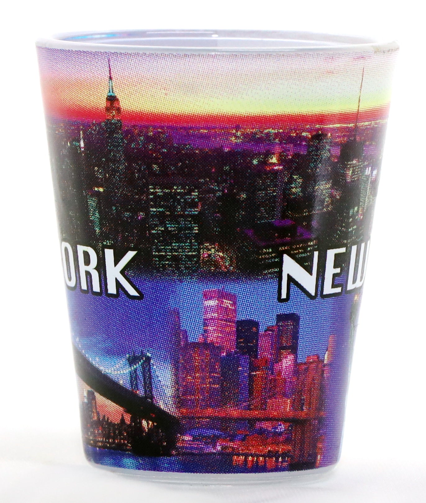 New York City Postcard 417 Shot Glass