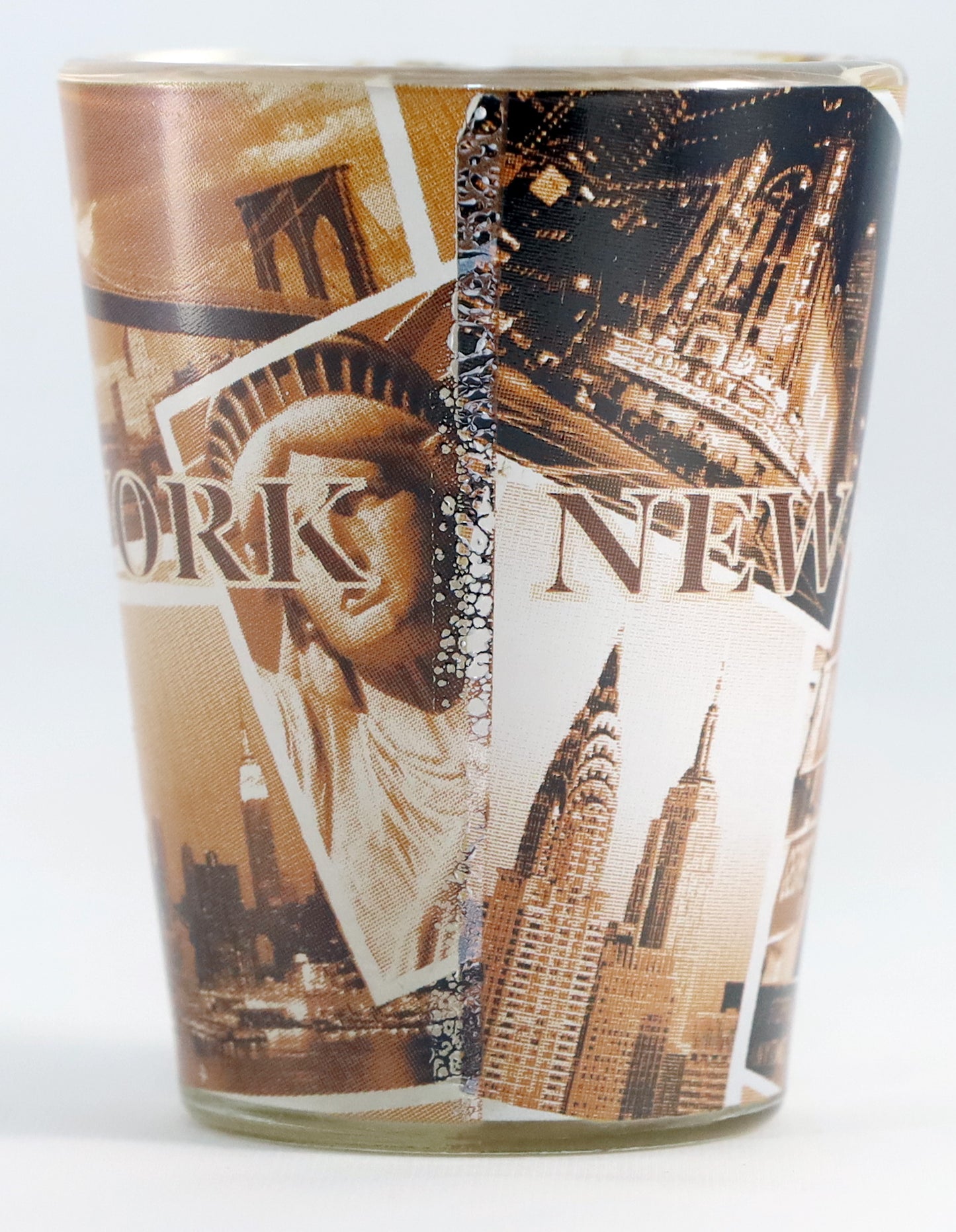 New York Sepia Shot Glass