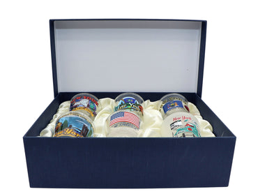 New York United States USA Souvenir Boxed Shot Glass Set (Set of 6)