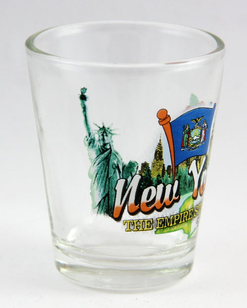 New York Empire State Elements Shot Glass