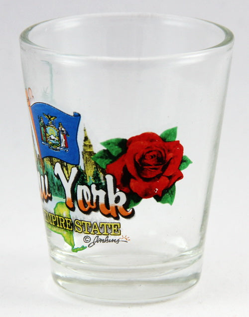 New York Empire State Elements Shot Glass