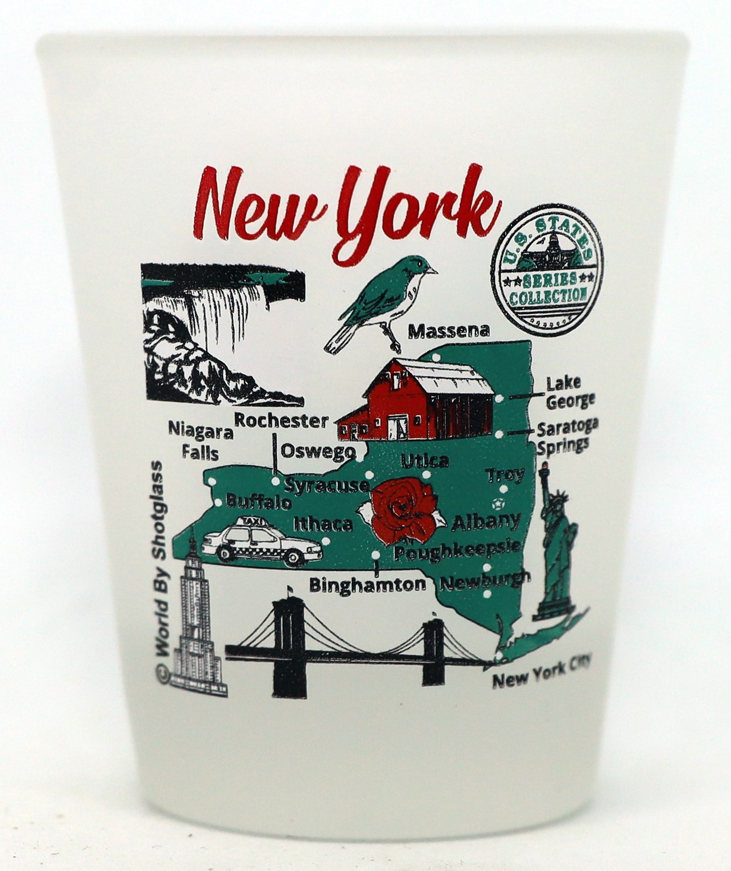 United States USA Mid-Atlantic States Souvenir Boxed Shot Glass Set (Set of 6)