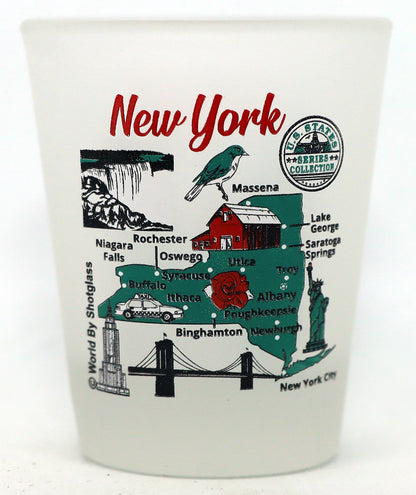 United States USA Mid-Atlantic States Souvenir Boxed Shot Glass Set (Set of 6)