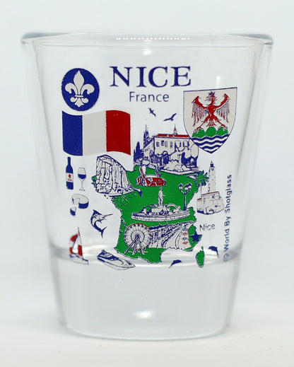 France Souvenir Boxed Shot Glass Set (Set of 6)