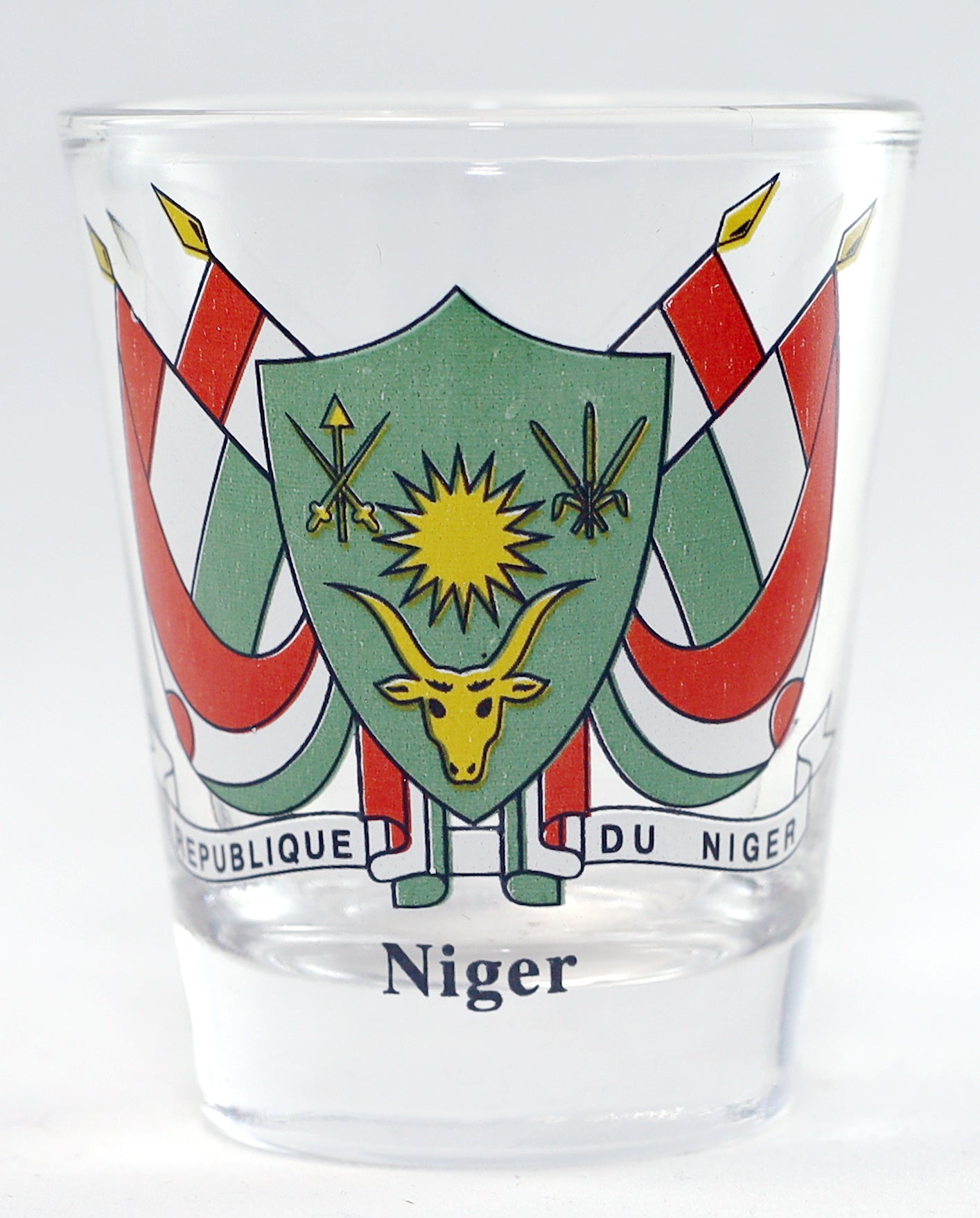 Niger Coat Of Arms Shot Glass