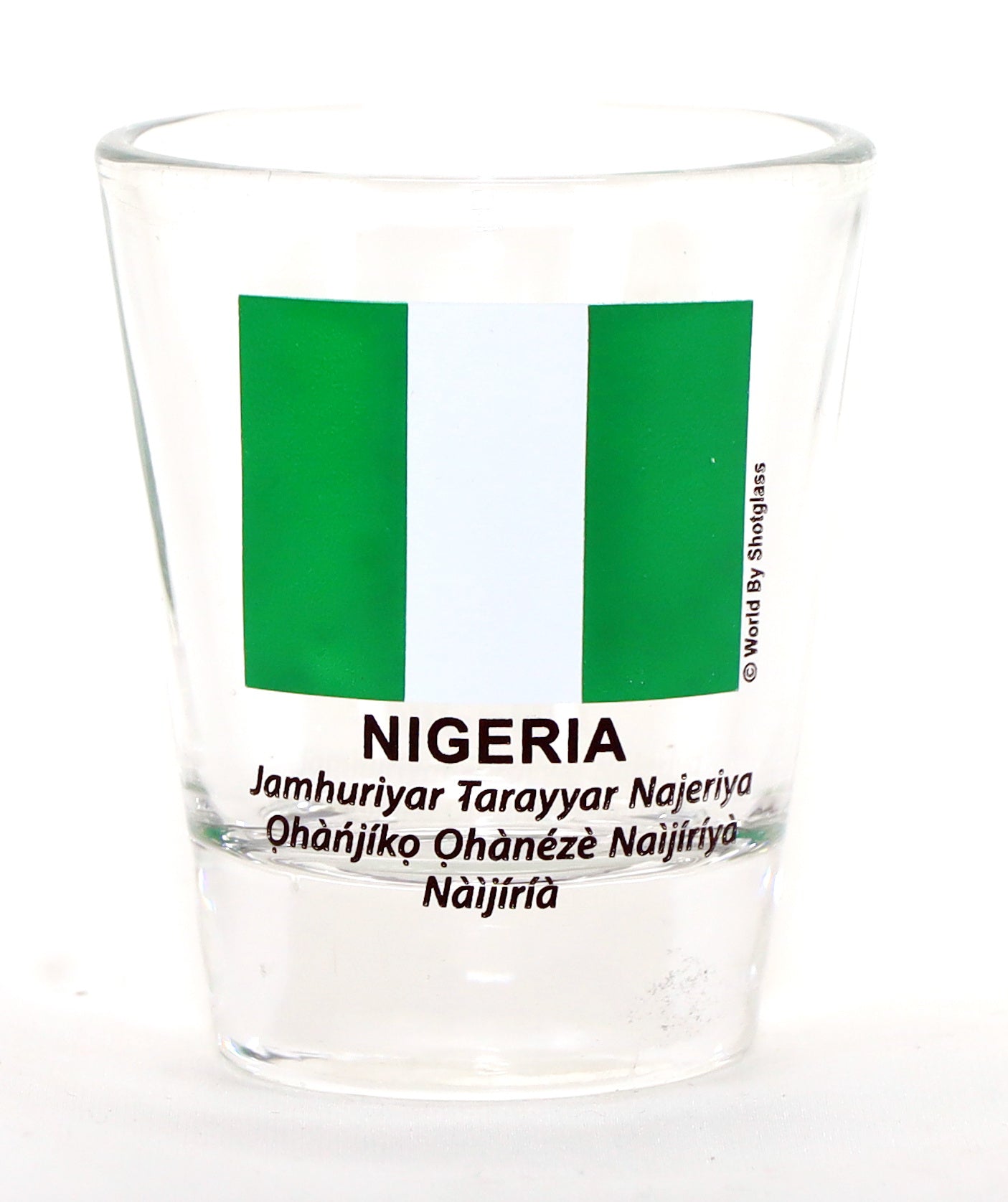 Nigeria Flag Shot Glass
