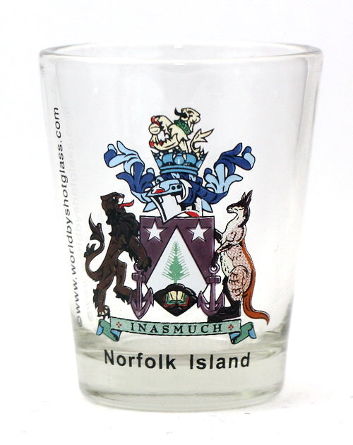Norfolk Island Coat Of Arms Shot Glass