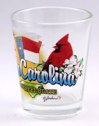 North Carolina Tarheel State Elements Shot Glass