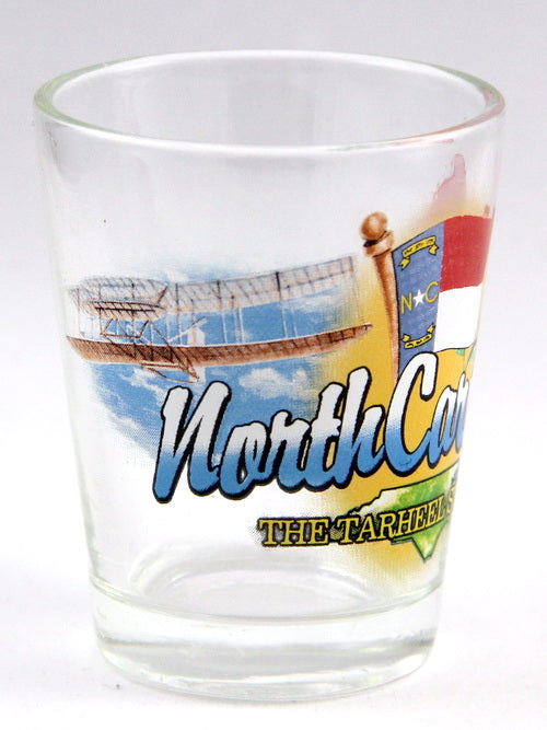 North Carolina Tarheel State Elements Shot Glass