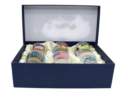 North Carolina United States USA Souvenir Boxed Shot Glass Set (Set of 6)