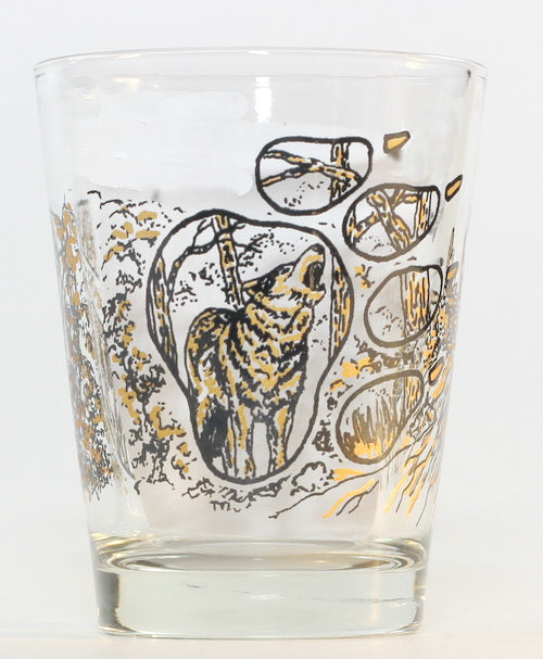 North Dakota Wilderness Eagle Wolf Deer Shot Glass