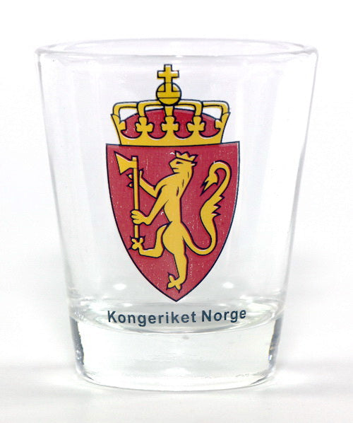 Norway Coat Of Arms Shot Glass