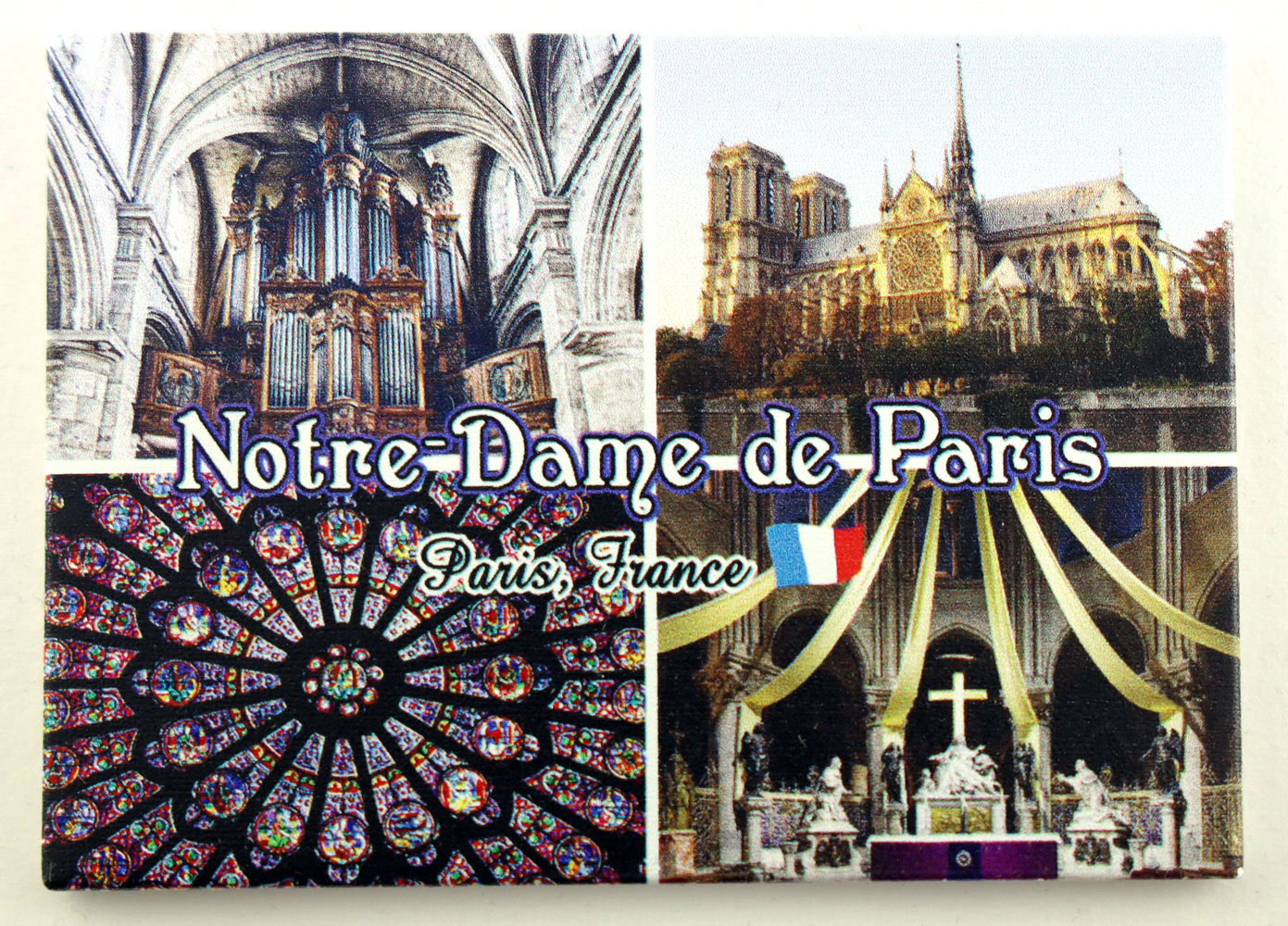Notre-Dame de Paris France Fridge Collector's Souvenir Magnet 2.5" x 3.5"