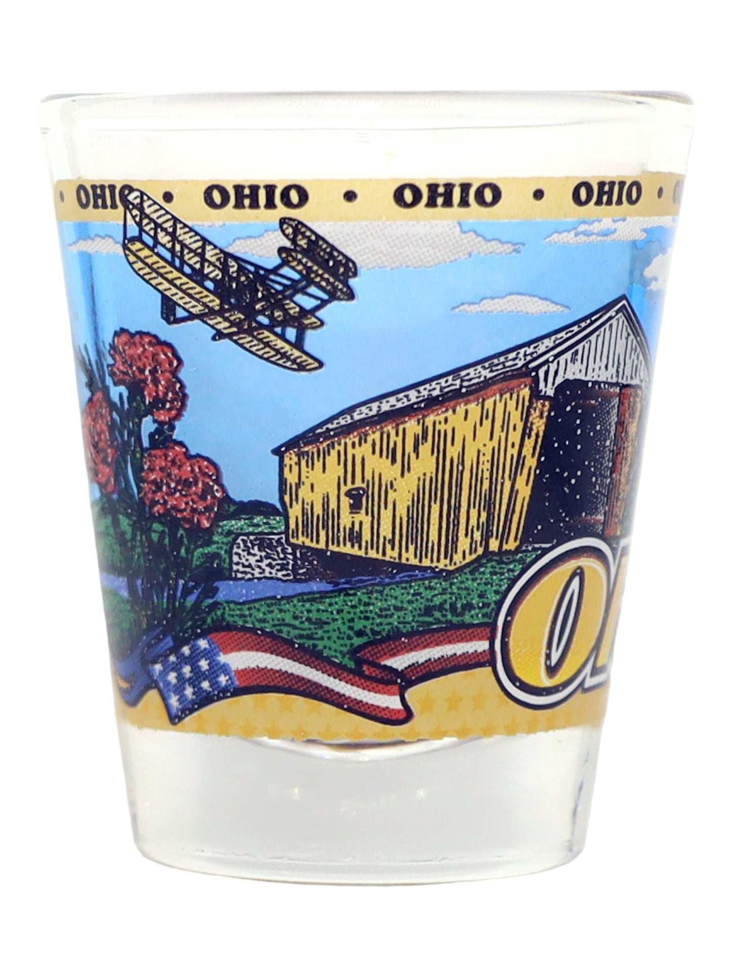 Ohio State Wraparound Shot Glass