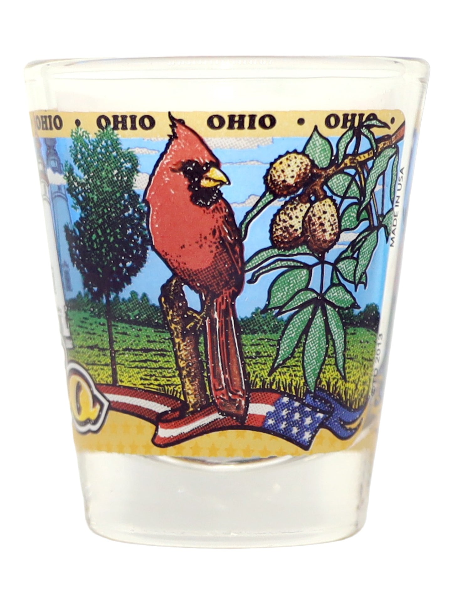 Ohio State Wraparound Shot Glass