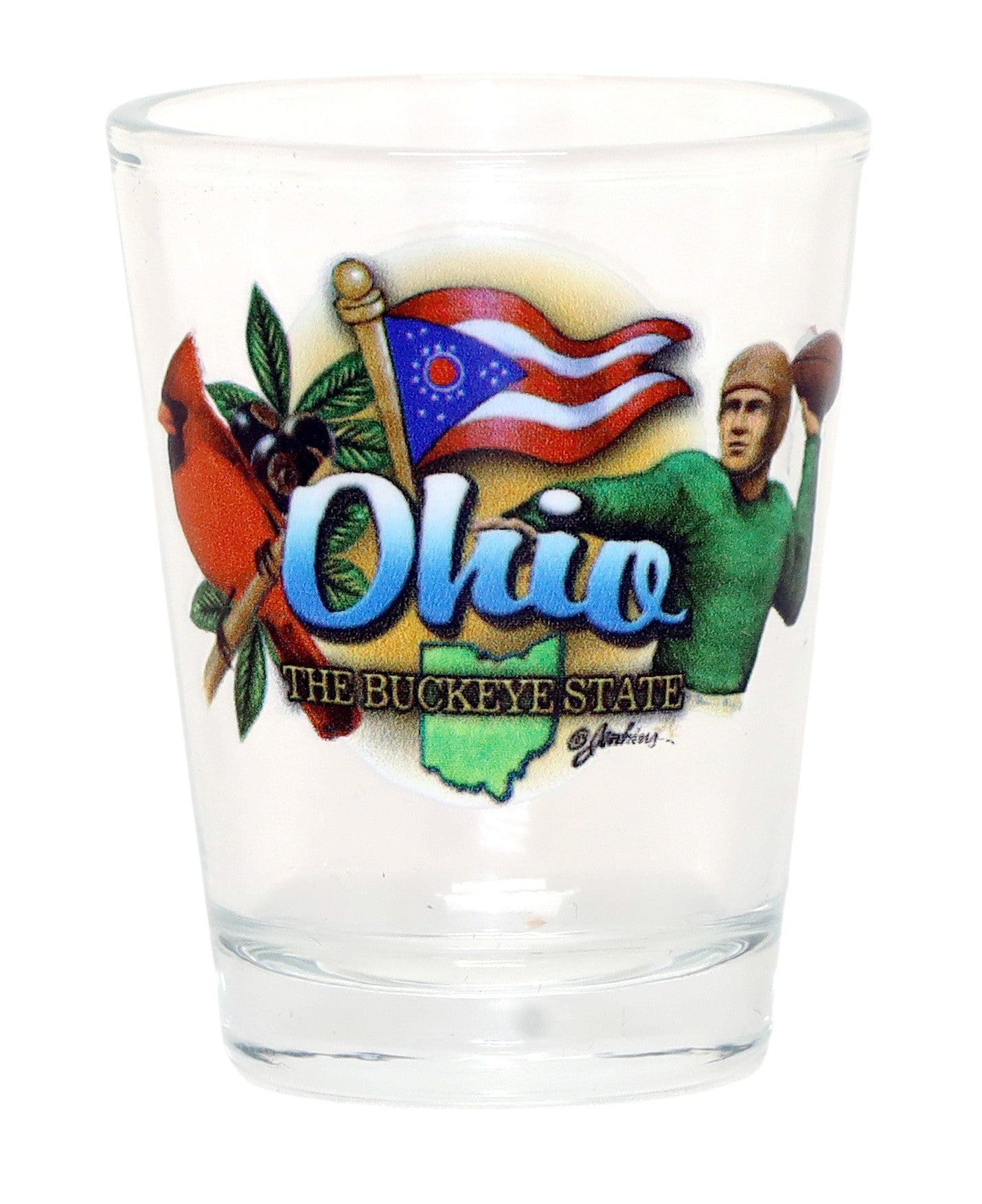 Ohio United States USA Souvenir Boxed Shot Glass Set (Set of 6)