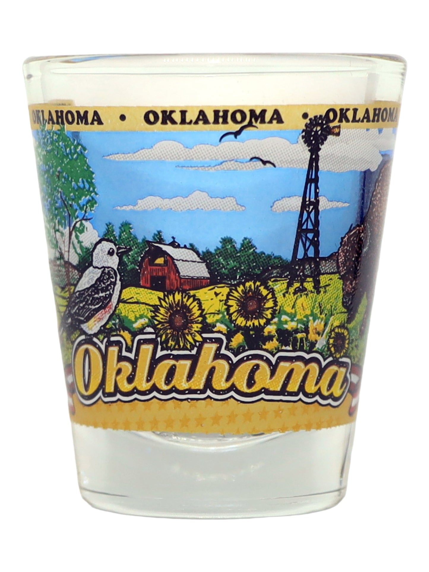Oklahoma United States USA Souvenir Boxed Shot Glass Set (Set of 6)