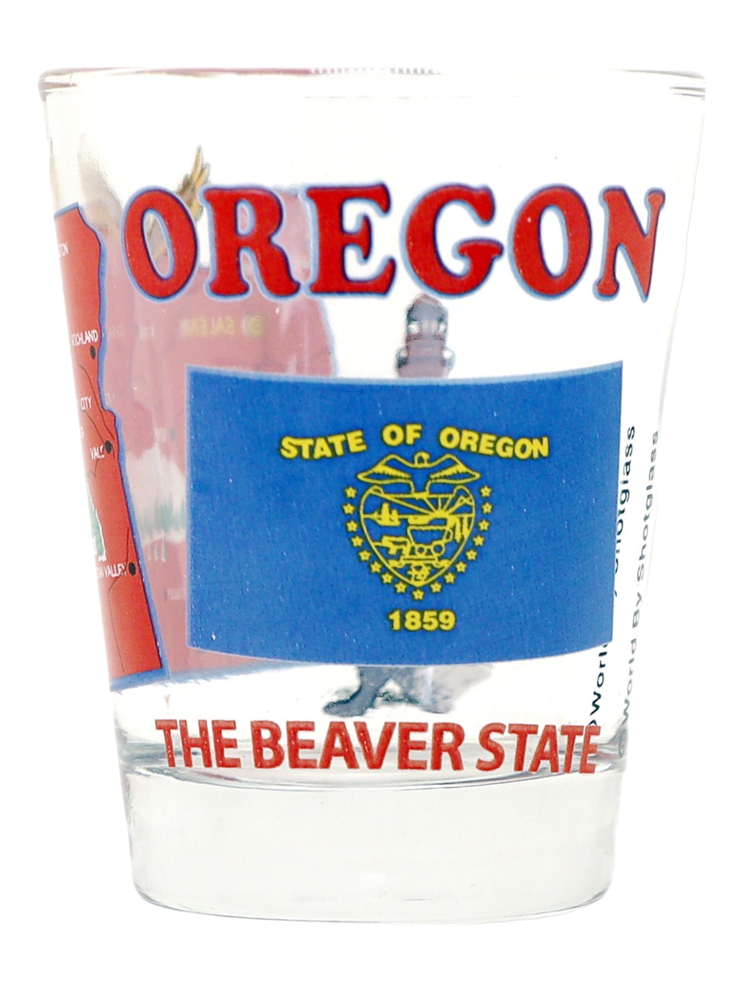 Oregon United States USA Souvenir Boxed Shot Glass Set (Set of 6)