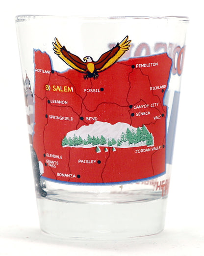 Oregon The Beaver State All-American Collection Shot Glass