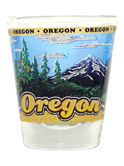 Oregon United States USA Souvenir Boxed Shot Glass Set (Set of 6)