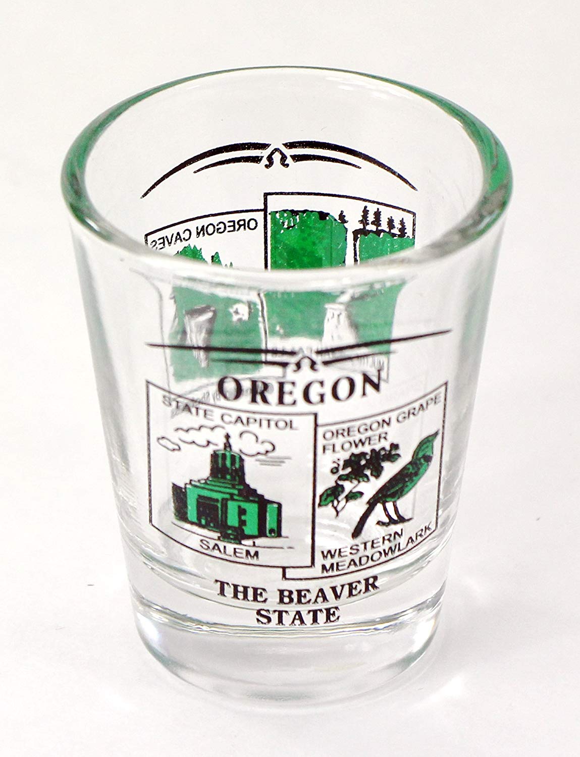Oregon State Scenery Green New Shot Glass