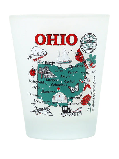 Ohio United States USA Souvenir Boxed Shot Glass Set (Set of 6)