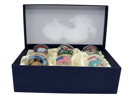 Ohio United States USA Souvenir Boxed Shot Glass Set (Set of 6)