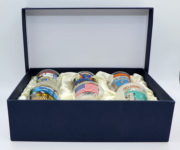 Oklahoma United States USA Souvenir Boxed Shot Glass Set (Set of 6)