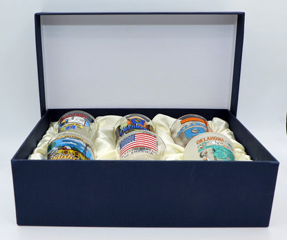 Oklahoma United States USA Souvenir Boxed Shot Glass Set (Set of 6)