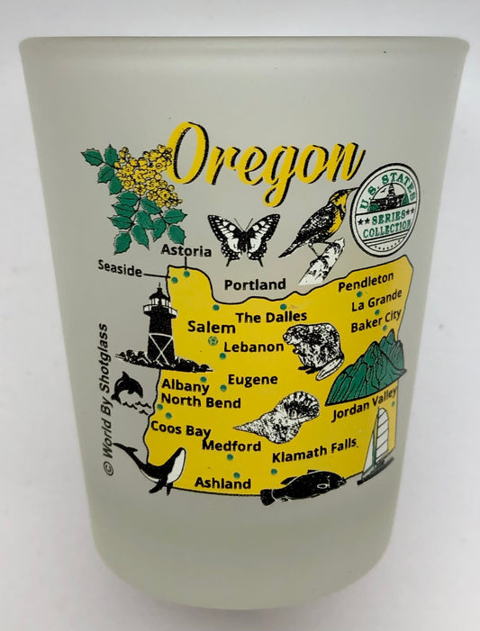 Oregon Us States Series Collection Shot Glass