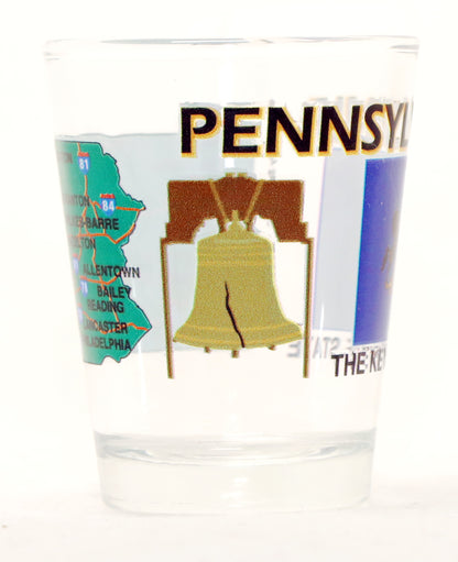 Pennsylvania The Keystone State All-American Collection Shot Glass