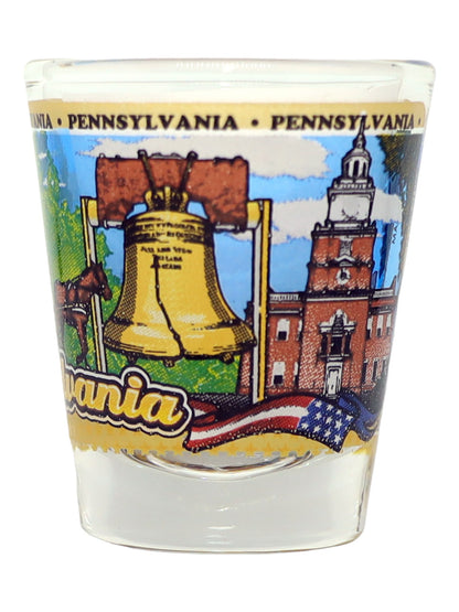 Pennsylvania State Wraparound Shot Glass