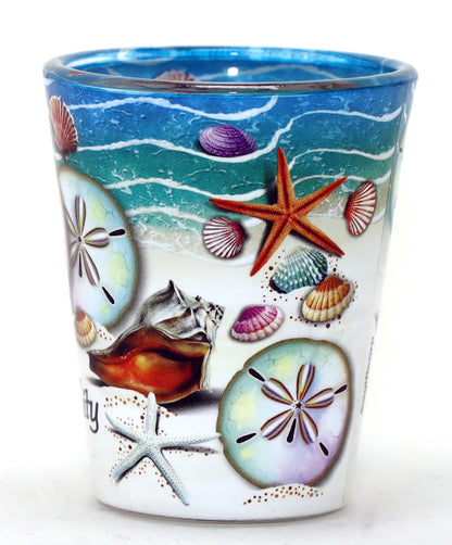Panama City Florida Sand Dollar In and Out Shot Glass