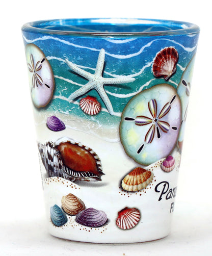 Panama City Florida Sand Dollar In and Out Shot Glass