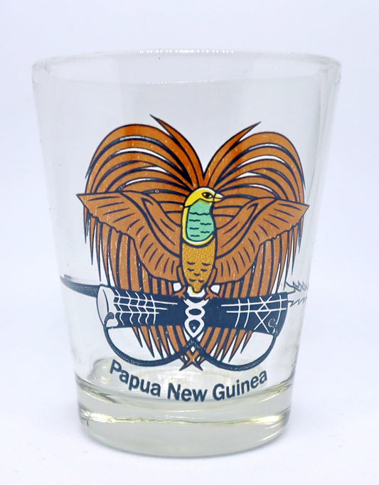 Papua New Guinea Coat Of Arms Shot Glass