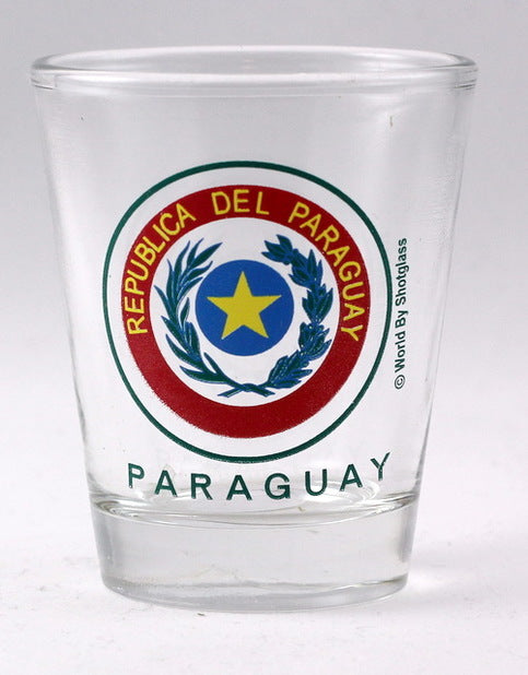 Paraguay Coat Of Arms Shot Glass