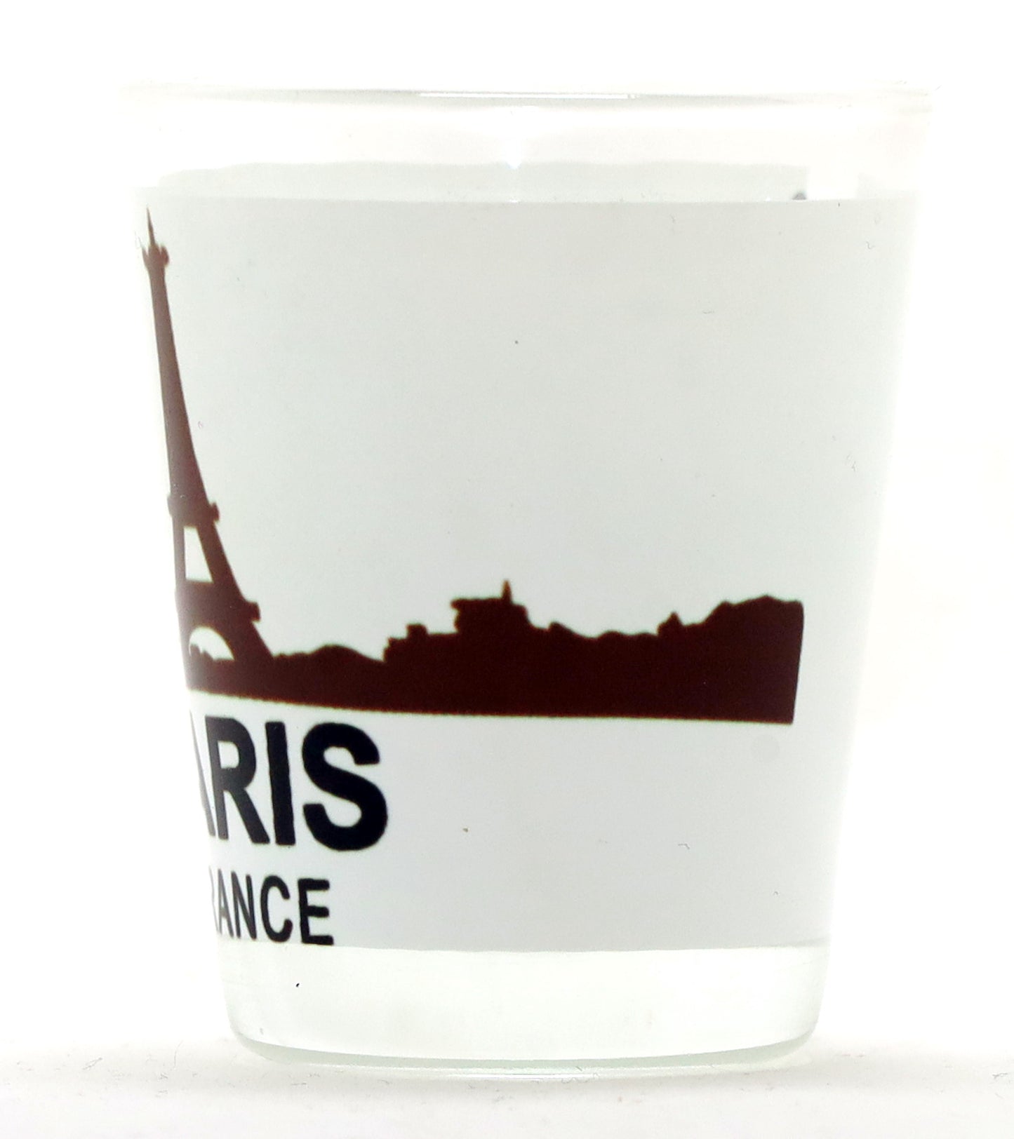 Paris France Eiffel Tower Sunset View Shot Glass