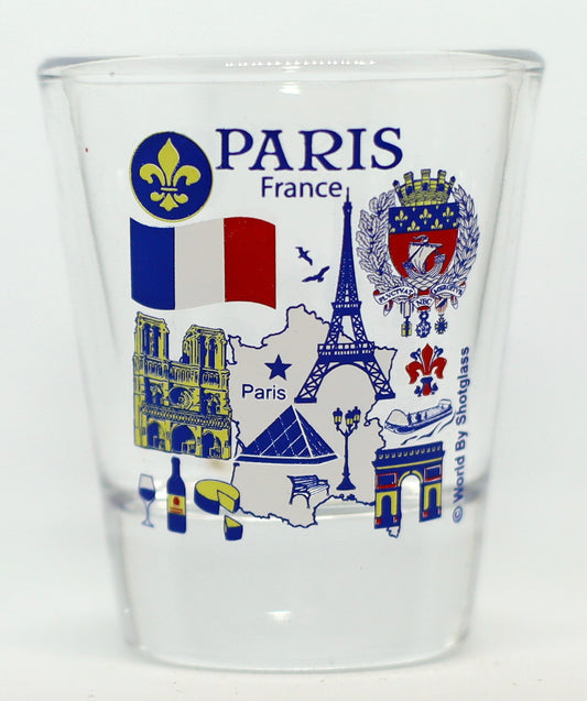 Paris France Great French Cities Collection Shot Glass