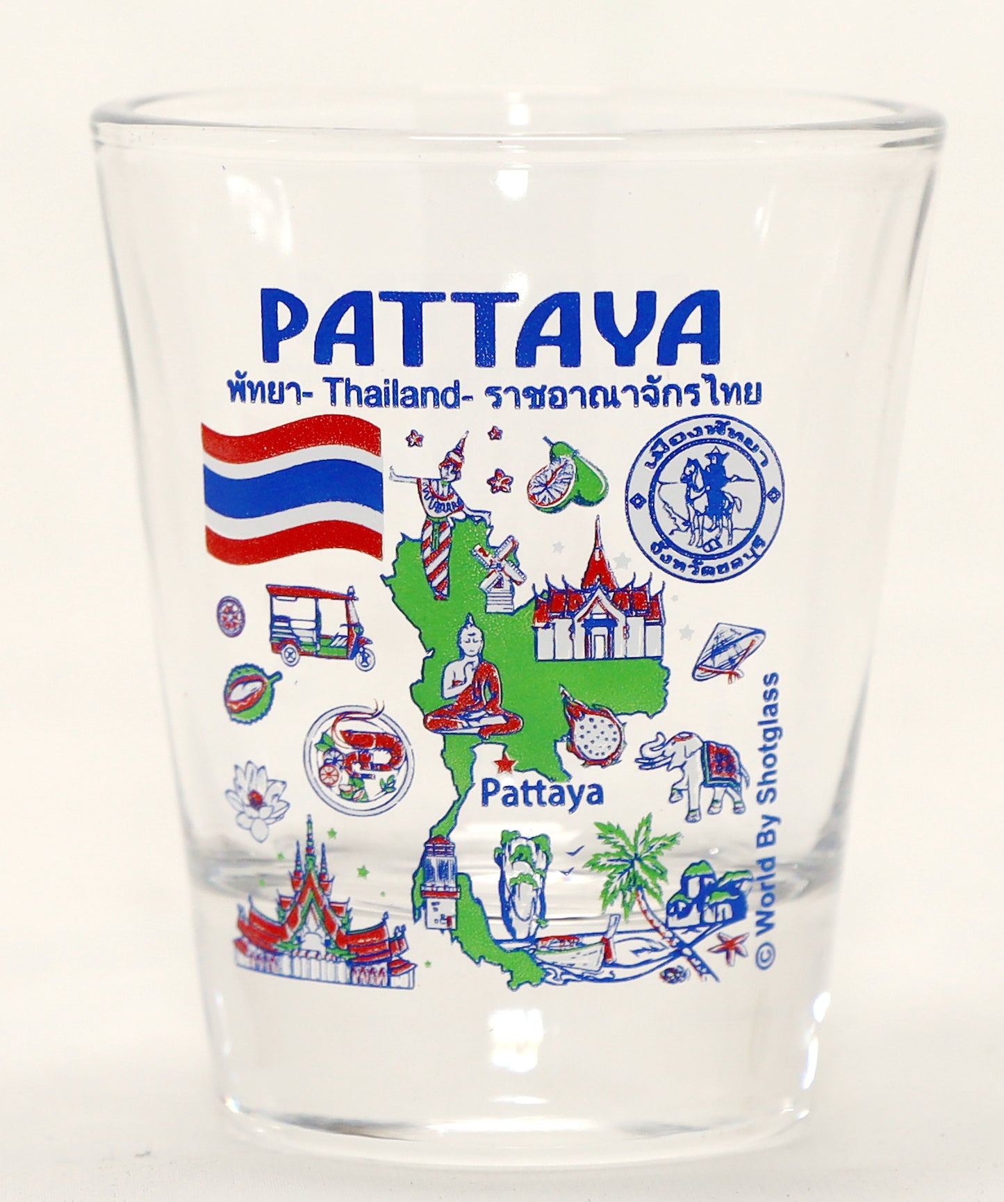 Thailand Souvenir Boxed Shot Glass Set (Set of 6)