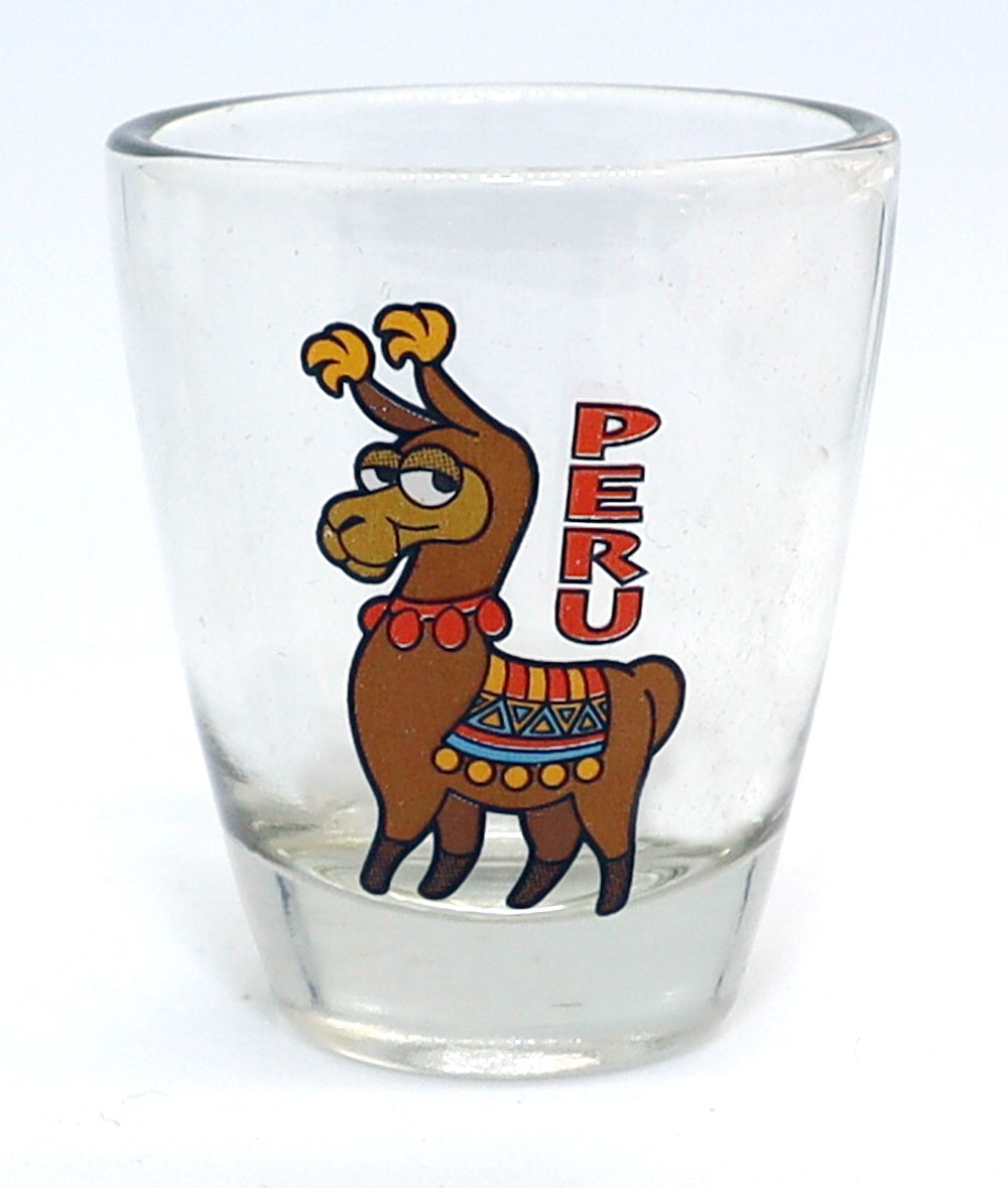 Peru Lama Shot Glass