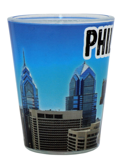 Philadelphia Pennsylvania Bell and Love Sculpture Shot Glass