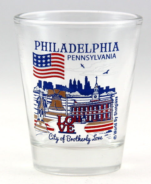 Philadelphia Pennsylvania Great American Cities Collection Shot Glass