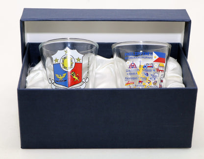 Philippines Souvenir Boxed Shot Glass Set (Set of 2)