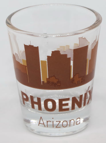 Phoenix Arizona Sunset Skyline Shot Glass