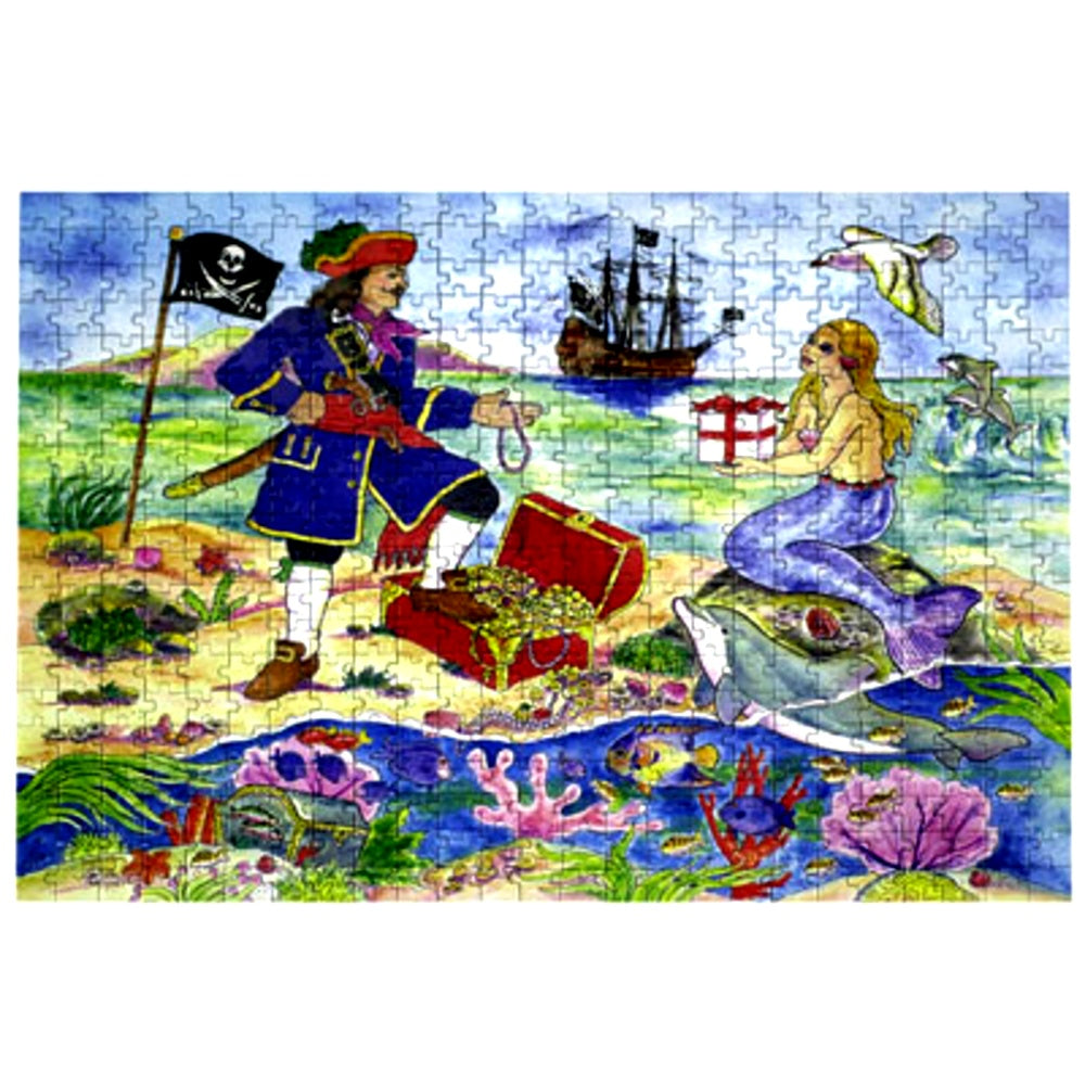 Pirate and Mermaid Giant Jigsaw Puzzle 500 pcs