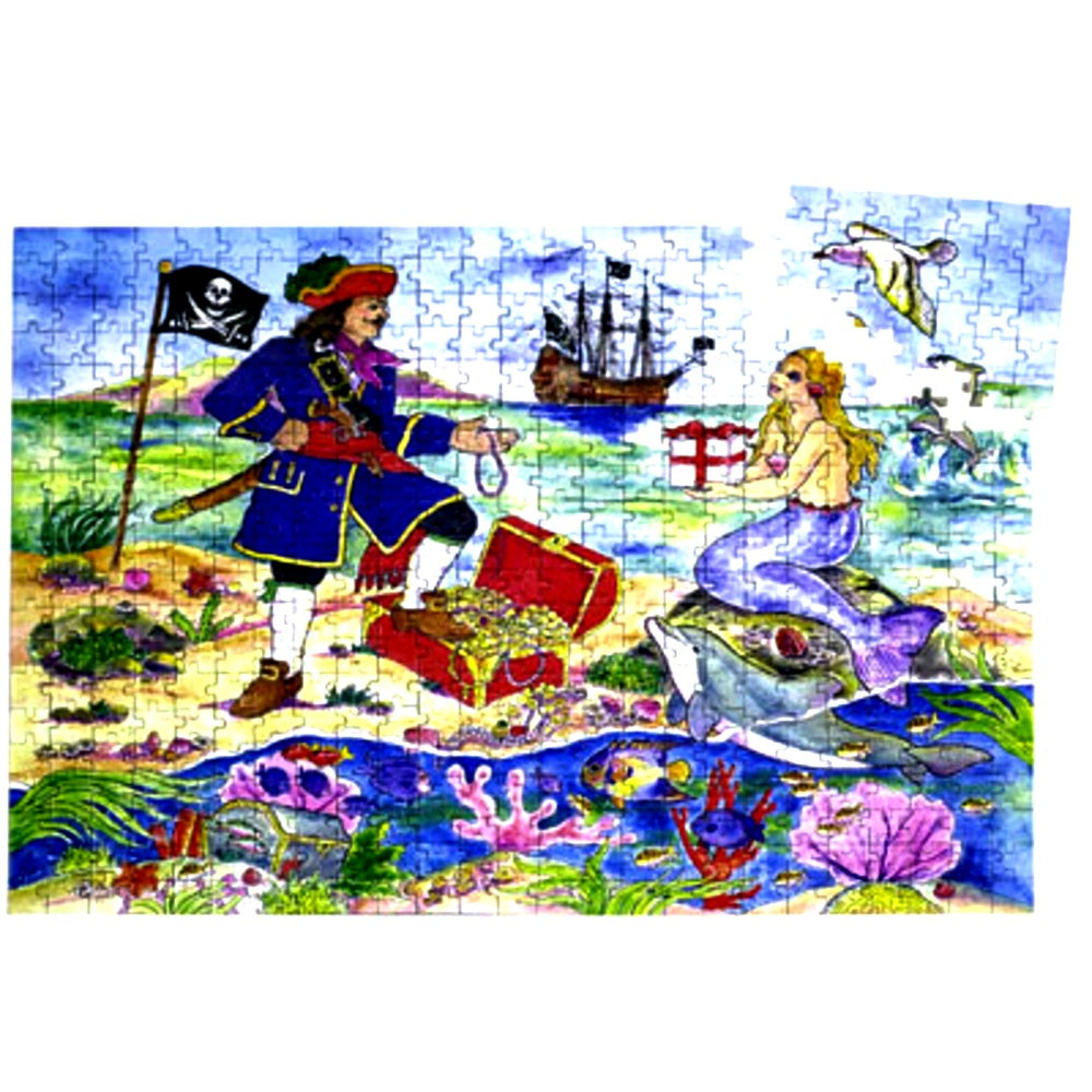 Pirate and Mermaid Giant Jigsaw Puzzle 500 pcs